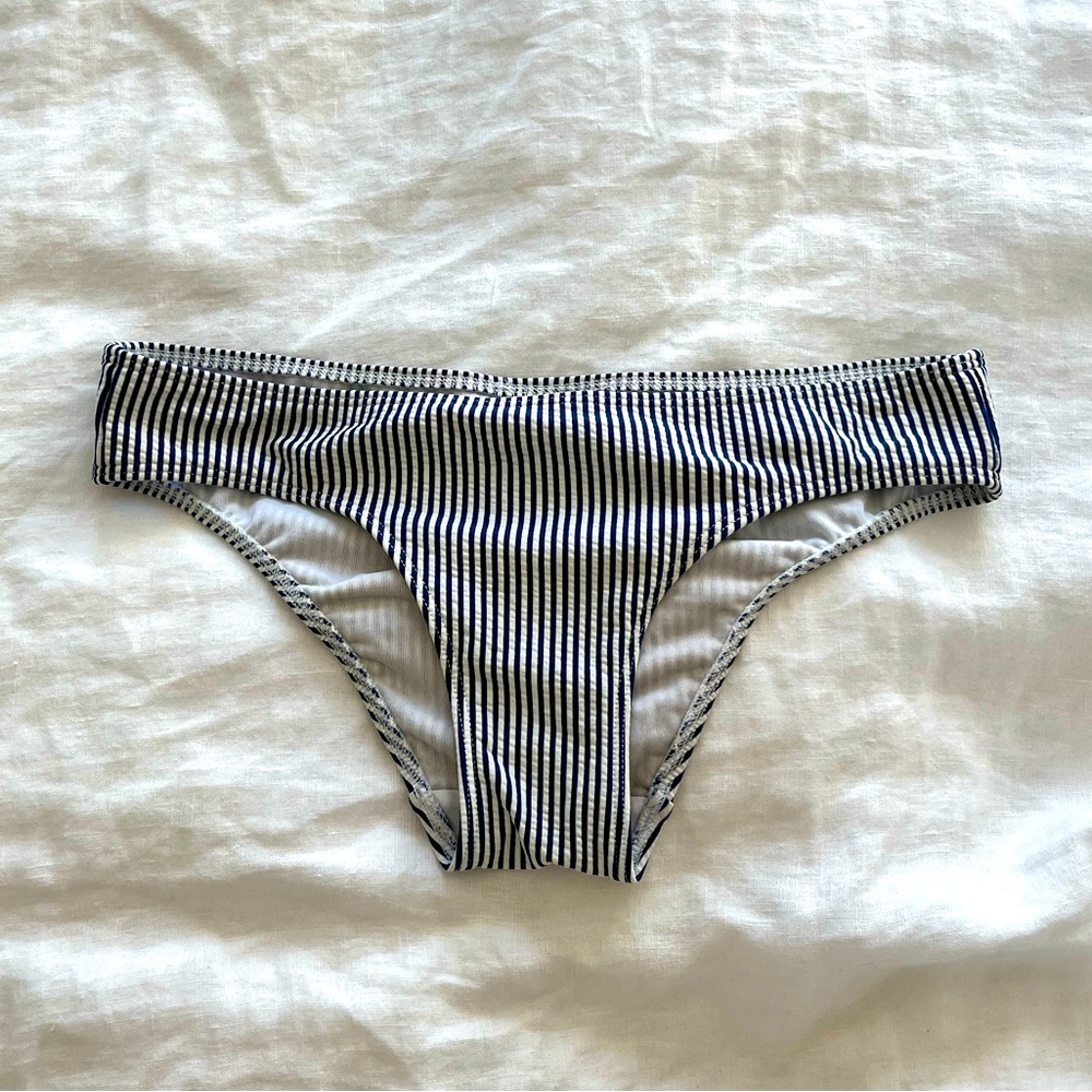 Abercrombie and Fitch stripe Bikini swim bottom XS